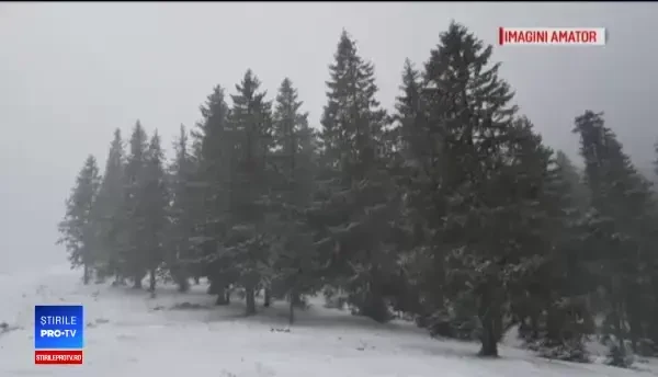 Iarna s-a întors în unele zone din România. „E groaznic, nu ne aşteptam”