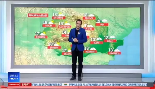 Vremea 8 mai. Temperaturi scăzute și ploi în mare parte a țării