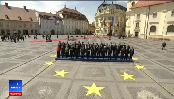 Filmul summitului istoric de la Sibiu. Iohannis le-a vorbit liderilor europeni în patru limbi