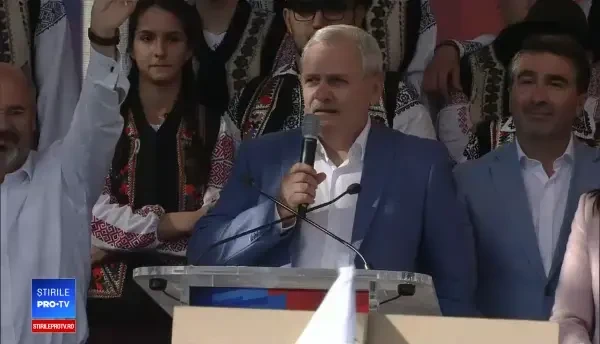 Mitingul PSD la Iaşi. Dragnea, atac la președinte: Iohannis a îndemnat oamenii spre ură și dezbinare