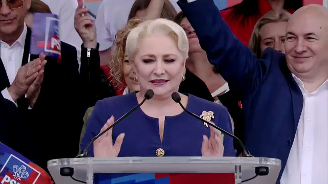 Viorica Dăncilă, la mitingul PSD de la Galați: "La summitul de la Sibiu am văzut doar poze"