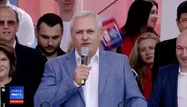Miting PSD la Galați. Dragnea: L-am văzut pe Iohannis plimbându-se singur la Sibiu. Asta e soarta slugilor