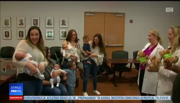 Trei surori au devenit mame aproape în același timp: ”Mereu am făcut totul împreună”