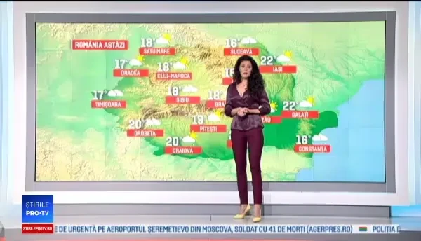 Vreme instabilă cu ploi în majoritatea zonelor. Prognoza pentru următoarele zile