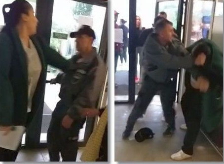 Bătaie între o infirmieră şi un paznic, în Spitalul Judeţean Timişoara. VIDEO