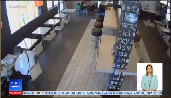 O femeie a fost filmată încercând să răpească un copil dintr-un restaurant. Cine a prins-o