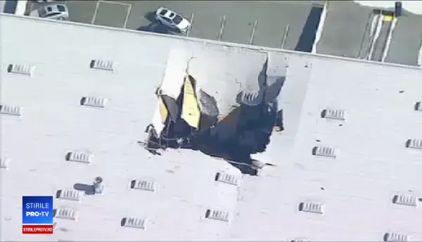 Un avion F-16 al armatei SUA s-a prăbuşit peste o clădire. VIDEO