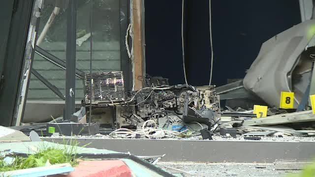 Banca din București spartă cu explozibil. Ce sumă ar fi furat hoții