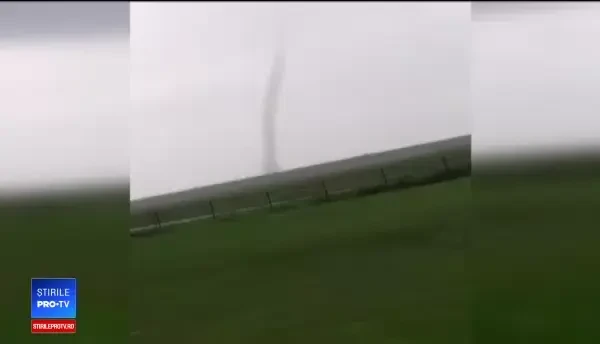 Tornadă pe un câmp din Ialomița. Explicațiile ANM și reacția martorilor