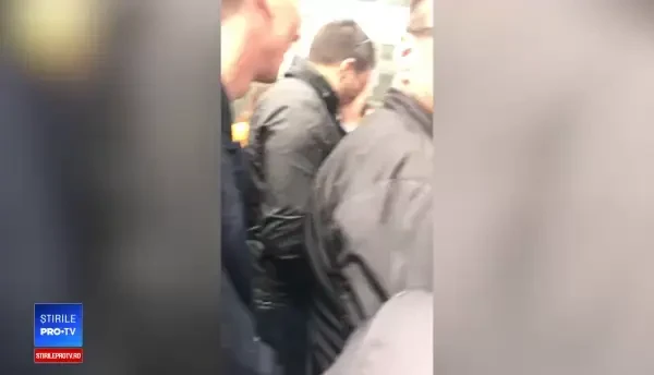 Românii din Germania scandează în fața secției de votare