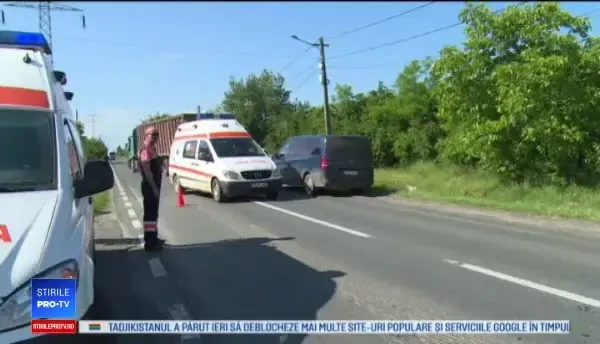 O depășire riscantă a dus la rănirea a doi oameni. „S-a întâmplat neprevăzutul”