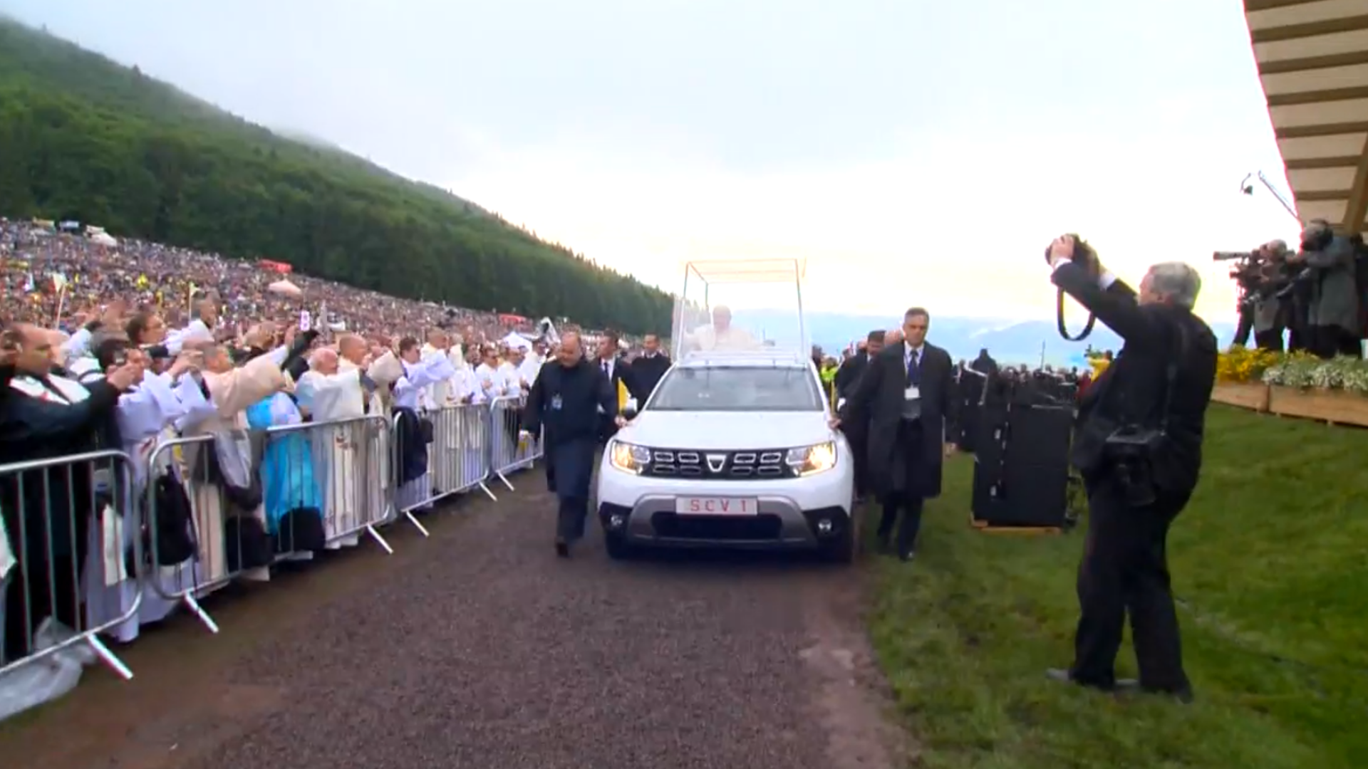 Papa Francisc, Sumuleu Ciuc
