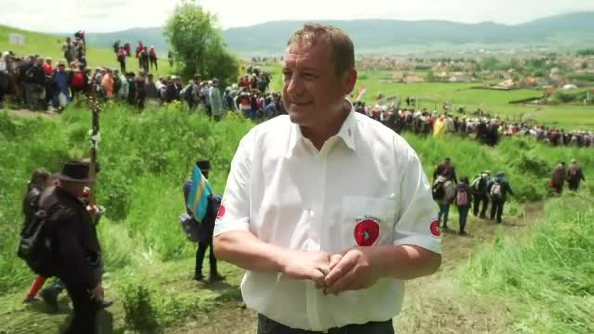 Singurul pelerin care a rezistat să parcurgă drumul Budapesta - Șumuleu Ciuc pe jos