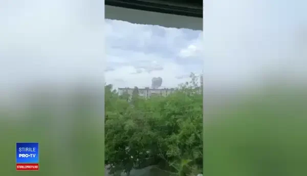 Explozia uriașă, cu 70 de răniți: ”Norul de fum seamănă cu o ciupercă atomică”