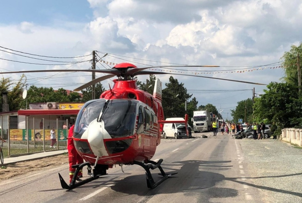 Accident grav la Crucea, &icirc;n Constanța