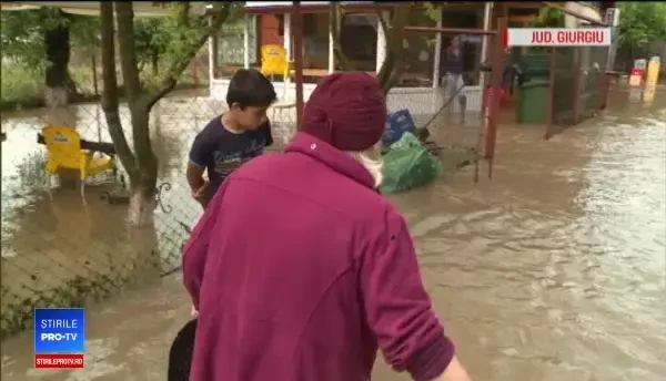 Sate întregi acoperite de viituri, în mai multe județe. Oamenii au rămas fără animale și culturi