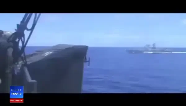 Un crucișător american și un distrugător rusesc, cât pe ce să se ciocnească. VIDEO