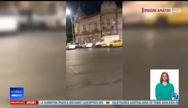 Bărbat rănit cu un pistol cu bile în Capitală, pe stradă: ”Trăgea de nebun. Încărca și trăgea”
