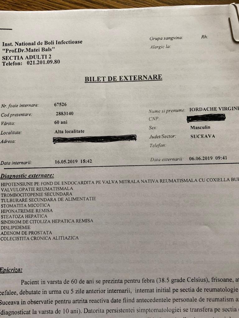 diagnostic Virginel Iordache