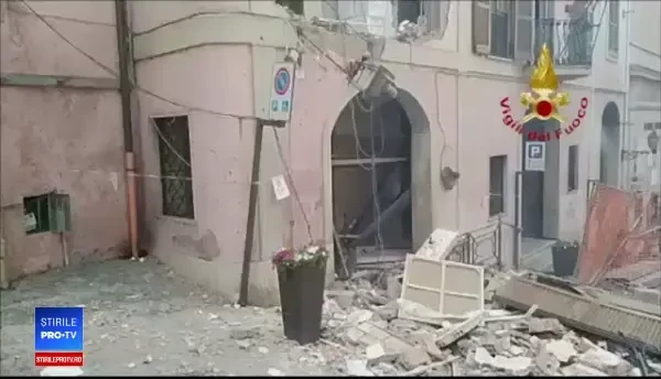 16 răniți în urma unei explozii, lângă Roma. Muncitorii au spart o magistrală de gaze