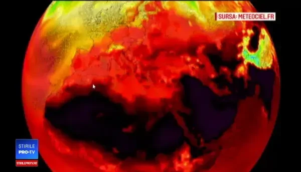 România, afectată de temperaturi de 39 de grade și radiații. Zeci de oameni au leșinat pe stradă