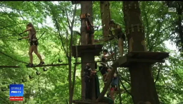 Distracțiile principale de la munte: parcuri de aventură și grătare