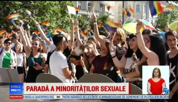 Marș LGBT cu mii de persoane, la Cluj Napoca. Au cerut legalizarea parteneriatului civil