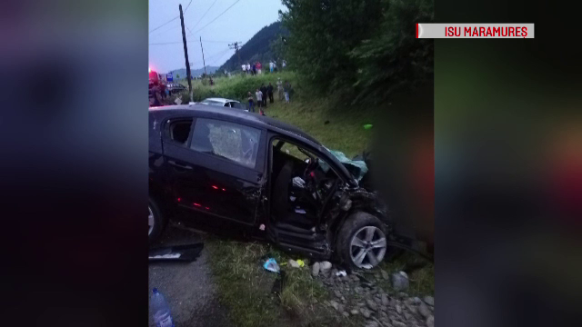 Tragedie pe un drum național din Maramureș. Printre victime, și o fetiță de 12 ani
