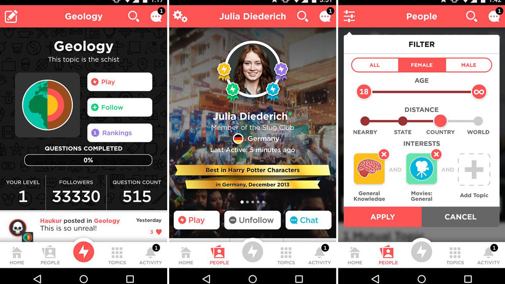 iLikeIT. Jocuri de week-end: QuizUp, Nosy Jones şi Paco Forever
