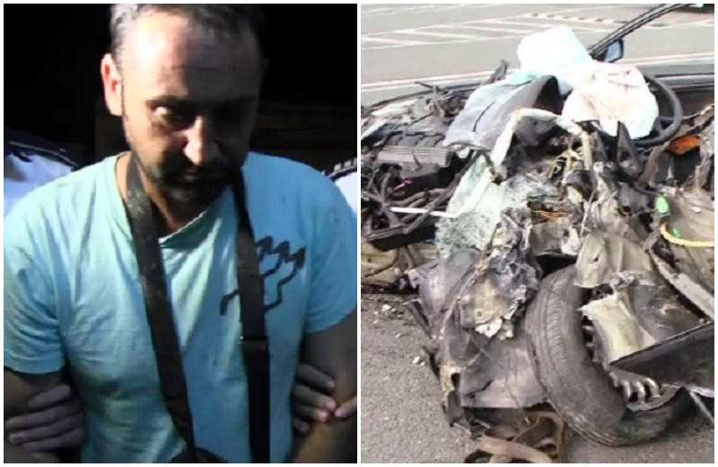 Prima reacție a șoferului care a ucis 3 oameni după ce a condus băut pe A1