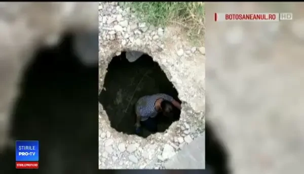 Scene revoltătoare. Cazul femeii care a căzut într-o groapă de 4 metri, acoperită cu un carton