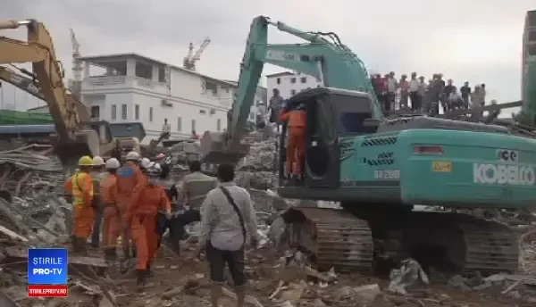 24 de morţi după prăbuşirea unei clădiri în construcţie