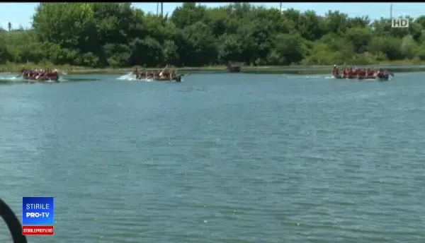 Concurs de vâslit organizat la Giurgiu. Concurenții, supravegheați de Ivan Patzaichin