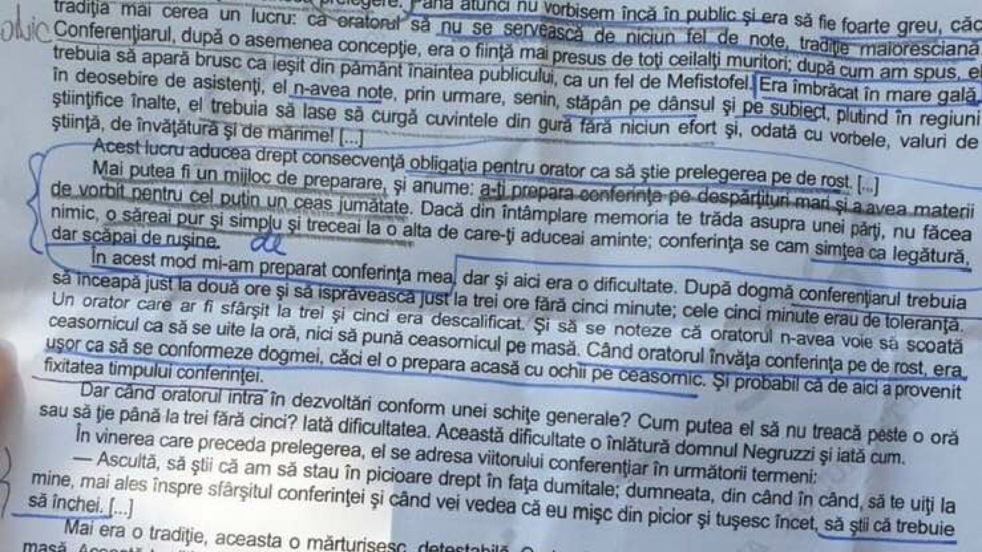 Subiecte la Limba si Literatura Rom&acirc;nă Profil Real