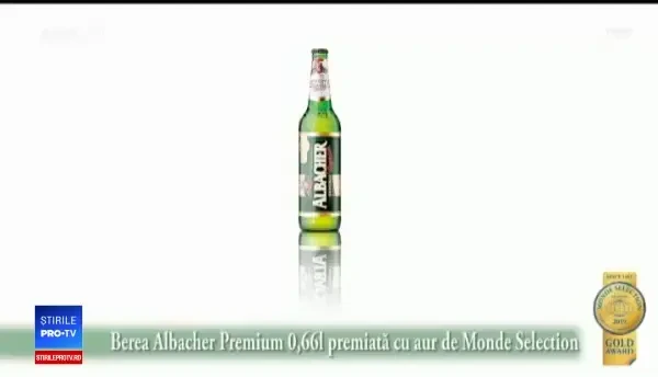 (P) Berea Albacher Premium 0,66l premiată cu aur de Monde Selection