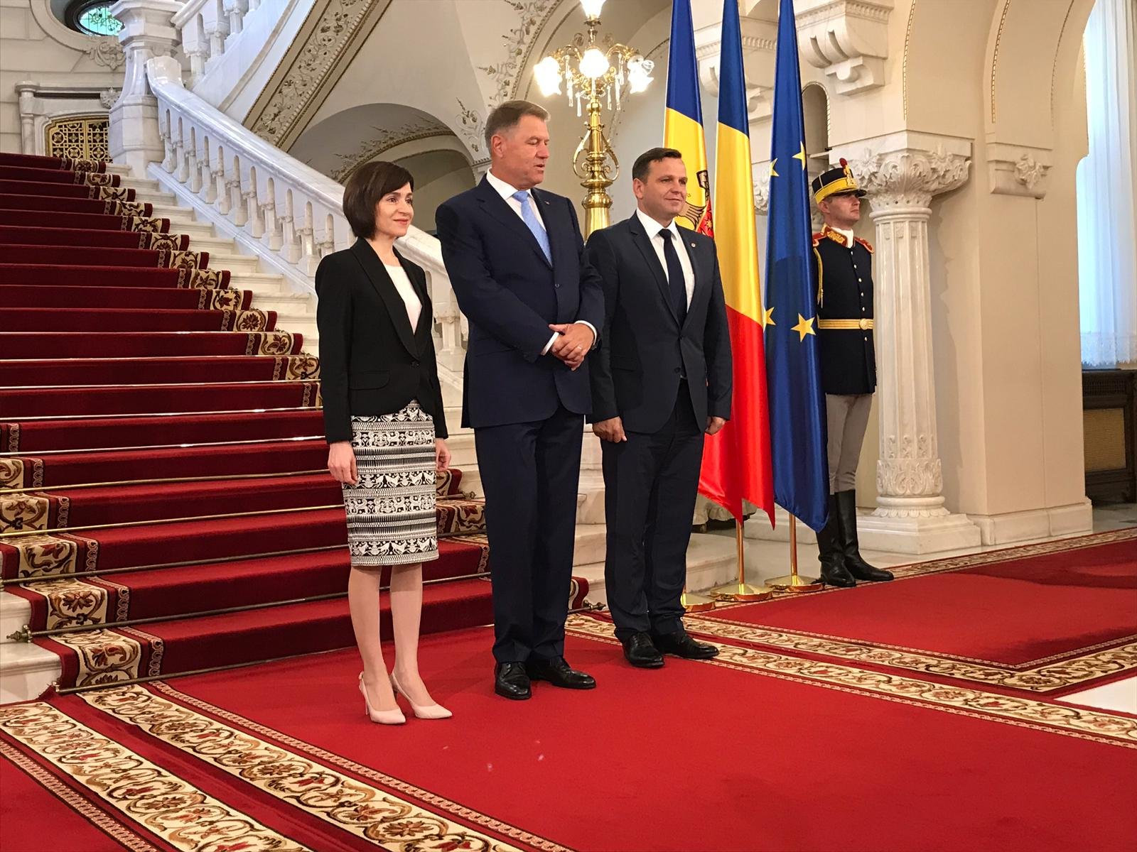 Maia Sandu, Klaus Iohannis, Andrei Nastase