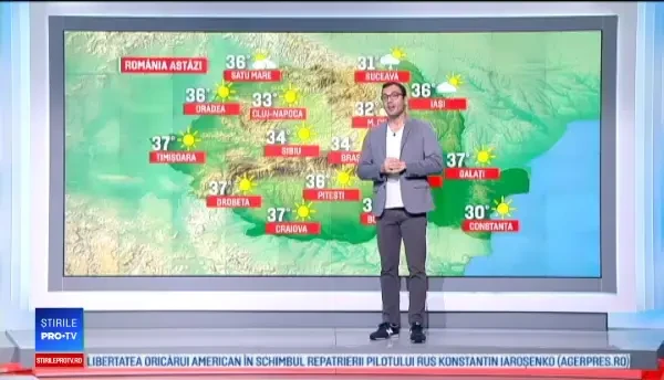 Vremea 2 iulie 2019. Caniculă în toată ţara, 45 de grade la soare în Capitală