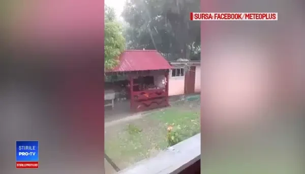 Furtună devastatoare la Botoșani și Suceava