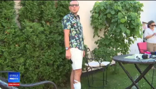 Atacul violent asupra omului de afaceri din Gorj, surprins de camere. Primele sale declarații