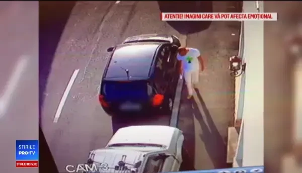 Atacul violent asupra omului de afaceri din Gorj, surprins de camere. Primele sale declarații