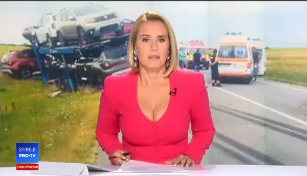 Accident cu 19 răniţi şi 1 mort în Olt. Trei maşini, două tiruri şi un microbuz s-au ciocnit