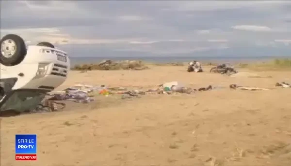 MAE: Un al treilea român, victimă a furtunii din Halkidiki; rănitul a fost transportat la spital