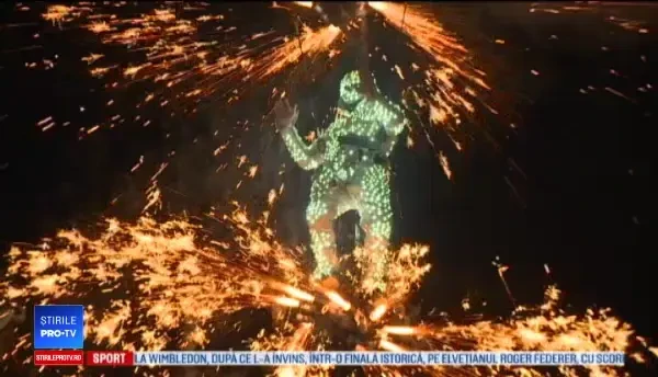 Spectacol pirotehnic grandios, în Parcul Carol. Reacția unui francez mutat în România