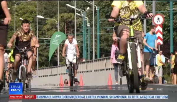 Eveniment pentru biciclişti, în Timişoara. De ce au stat oamenii la coadă