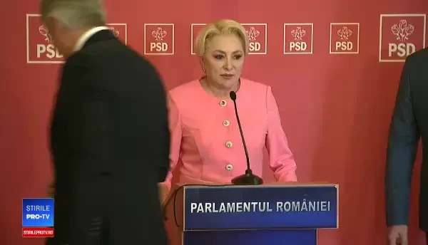 Viorica Dancila si Eugen Teodorovici fac declaratii de presa dupa sedinta CEX al PSD de luni, 15 iulie
