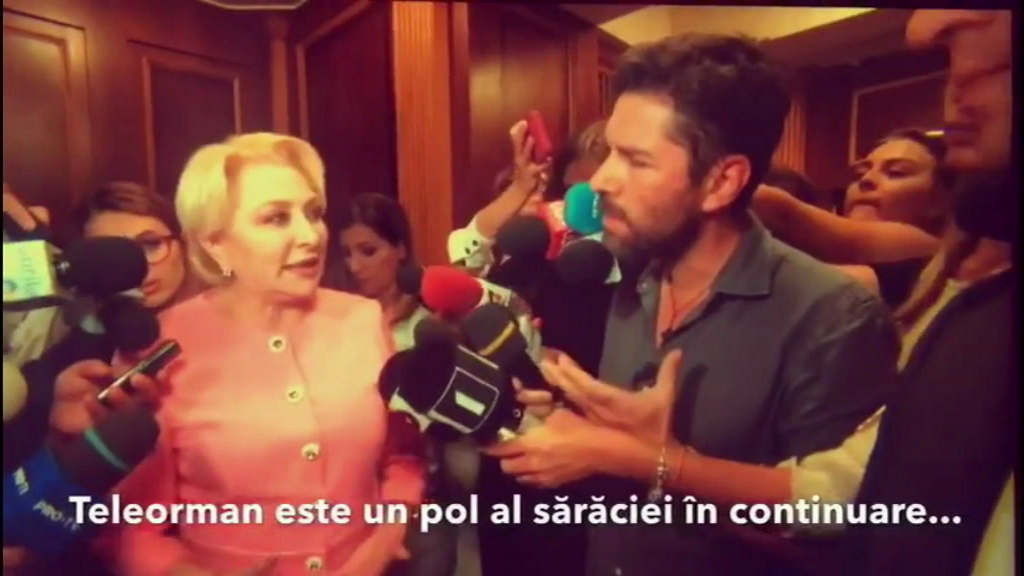 Reacţia premierului când Alex Dima întreabă despre sărăcia din Teleorman: "Vă rog să nu mai vorbiţi aşa!"