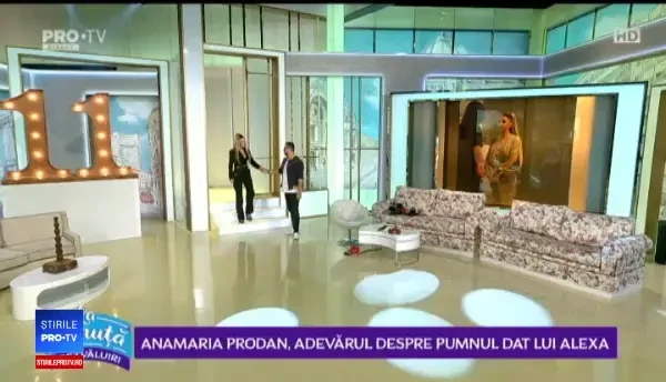 Anamaria Prodan a dezvăluit, în premieră, de ce i-a dat un pumn lui Dan Alexa. VIDEO
