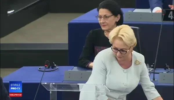 Dăncilă a cerut în plenul PE ca România să intre în Schengen și să iasă de sub MCV