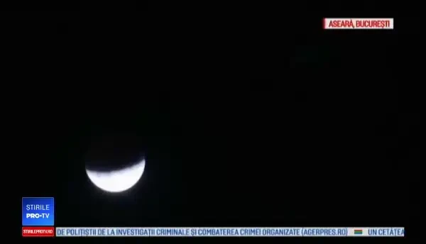 Eclipsă parţială de Lună, la 50 de ani de la misiunea Apollo 11