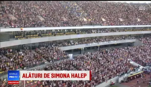 Discursul emoționant al Simonei Halep, pe Arena Națională: "Este trofeul țării"